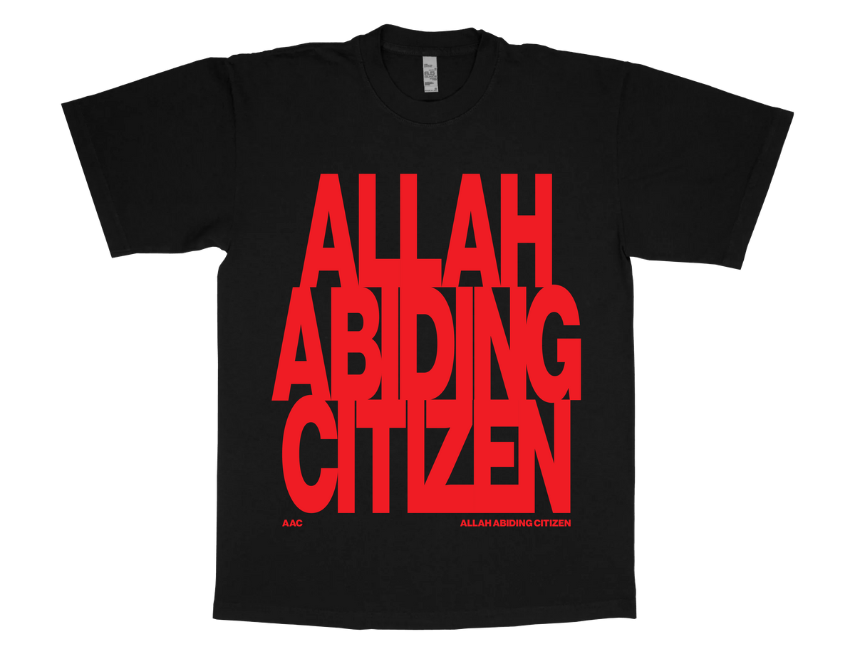 AAC TEE BLACK + RED