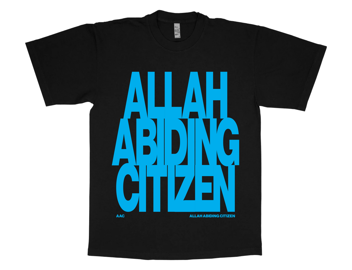 AAC TEE BLACK + BLUE