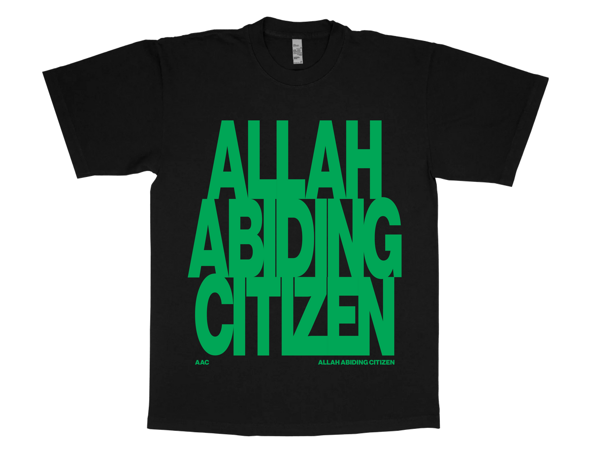 AAC TEE BLACK + GREEN