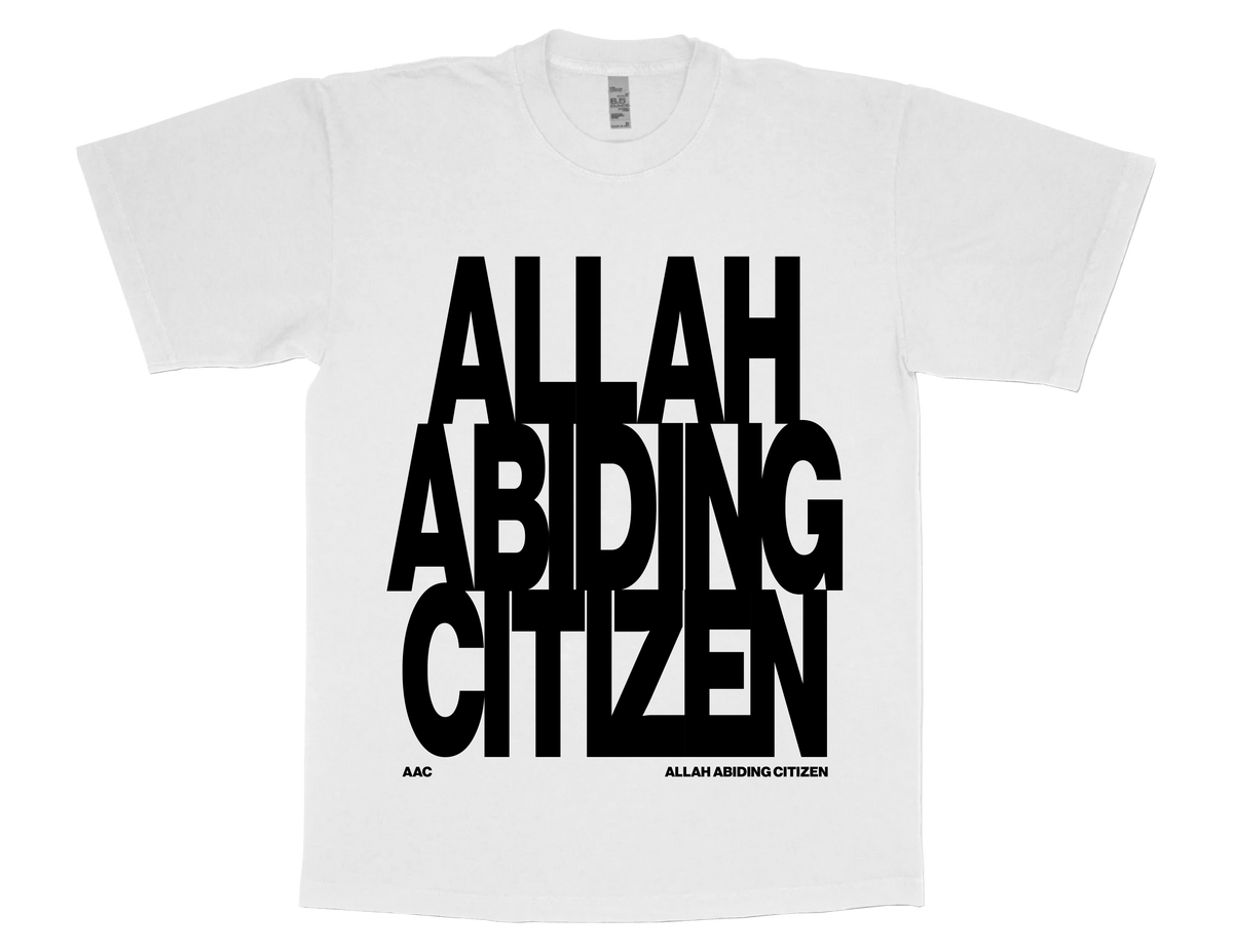 AAC TEE WHITE + BLACK
