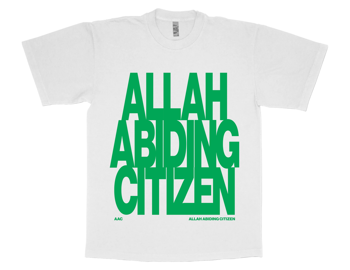 AAC TEE WHITE + GREEN